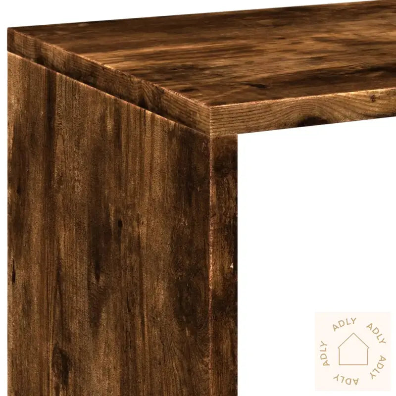 Romdeler Bokhylle Røkt Eik 69,5X29X69,5 Cm Konstruert Tre