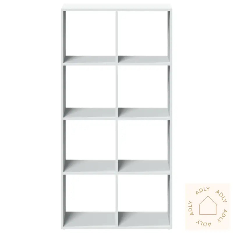 Romdeler Bokhylle Hvit 69,5X29X137,5 Cm Konstruert Tre