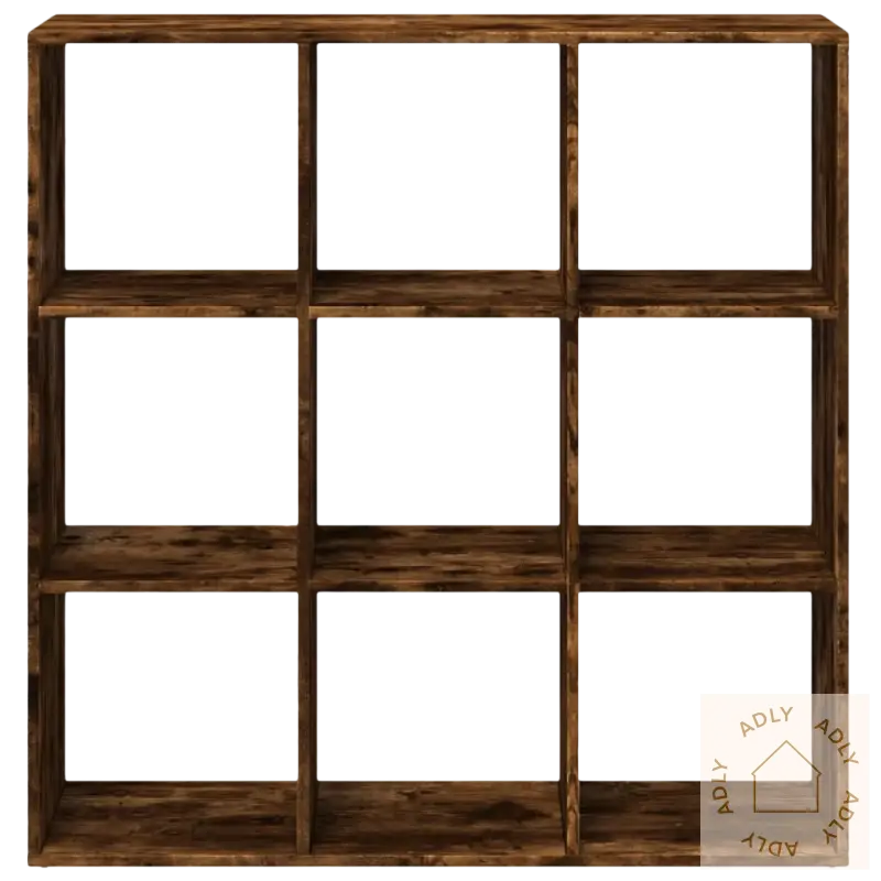 Moderne bokhylle med smart oppbevaring og maks belastning, 9-kompartimenter