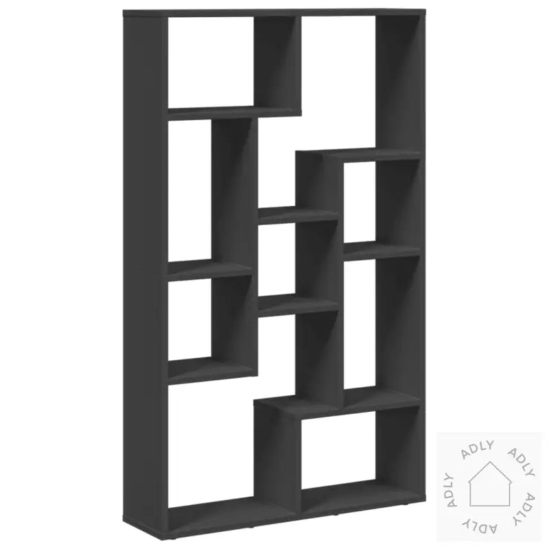 Bokhylle Svart 72X20X120 Cm Konstruert Tre
