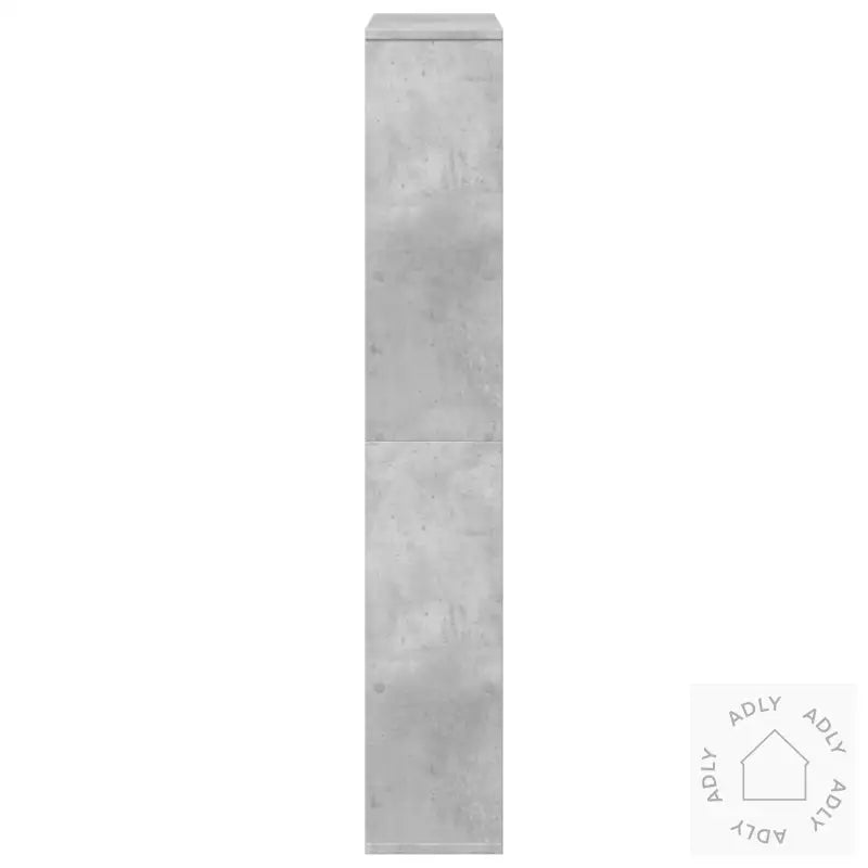 Bokhylle Betonggrå 72X20X120 Cm Konstruert Tre