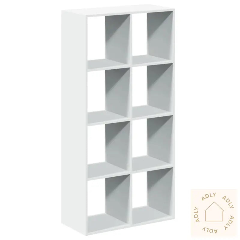 Romdeler Bokhylle Hvit 69,5X29X137,5 Cm Konstruert Tre