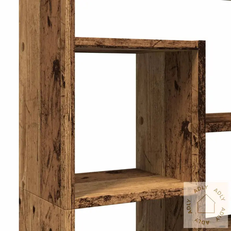 Bokhylle Gammelt Tre 72X20X120 Cm Konstruert Tre