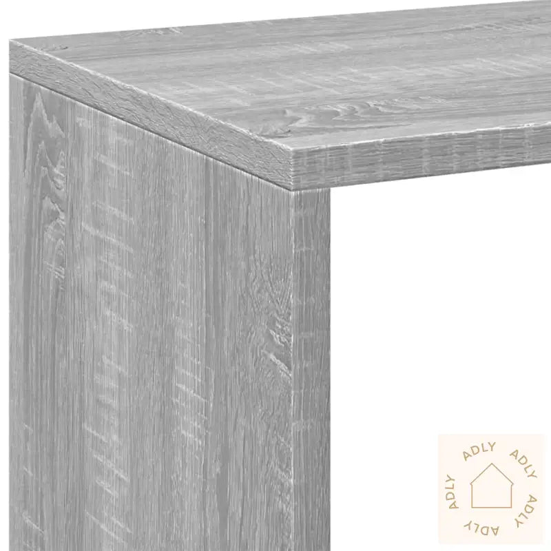 Romdeler Bokhylle Grå Sonoma 69,5X29X137,5 Cm Konstruert Tre