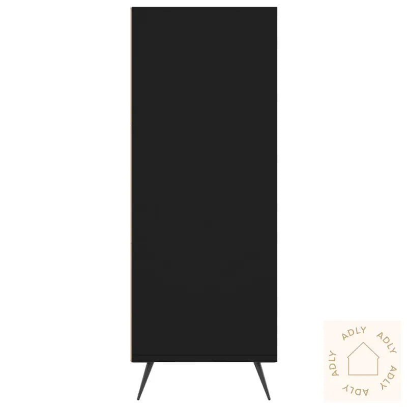 Bokhylle Svart 69,5X32,5X90 Cm Konstruert Tre