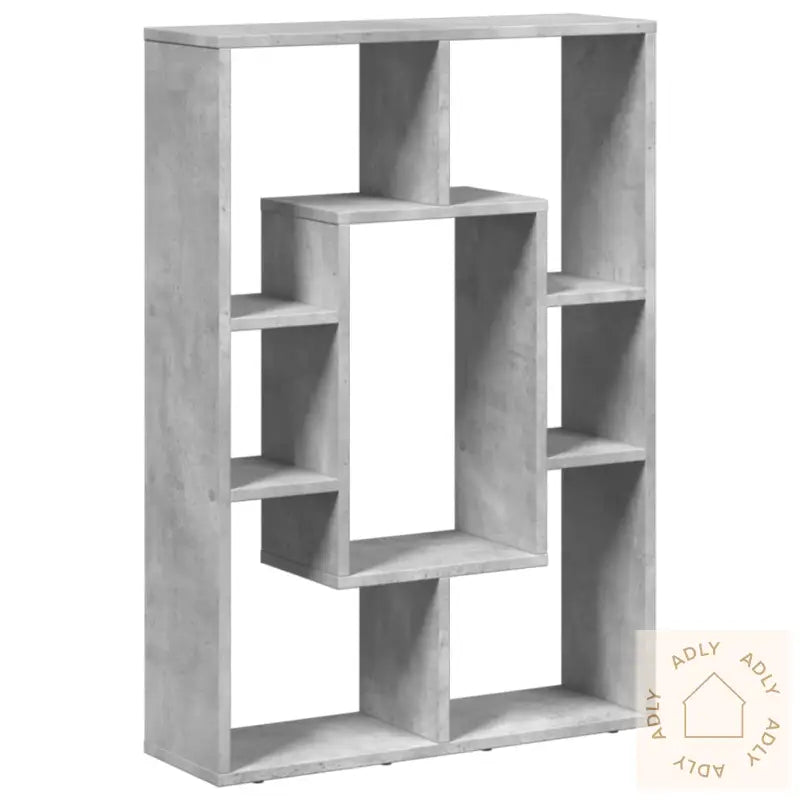 Bokhylle Betonggrå 63X20X90 Cm Konstruert Tre