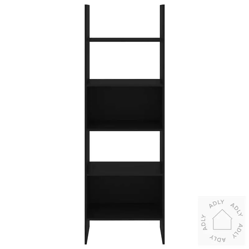 Bokhylle Svart 60X35X180 Cm Konstruert Tre