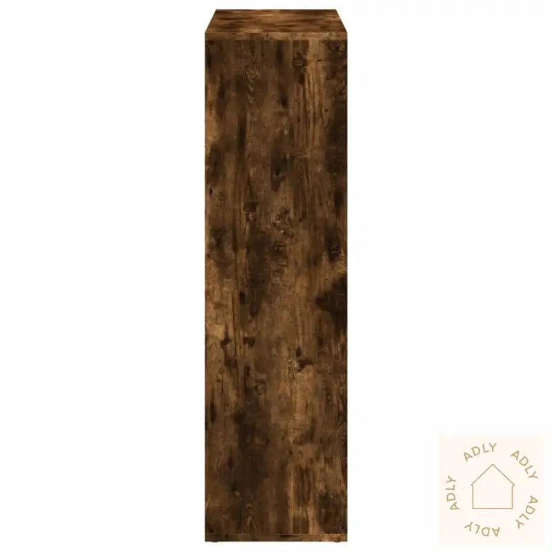 Romdeler Bokhylle Røkt Eik 102X29X103,5 Cm Konstruert Tre