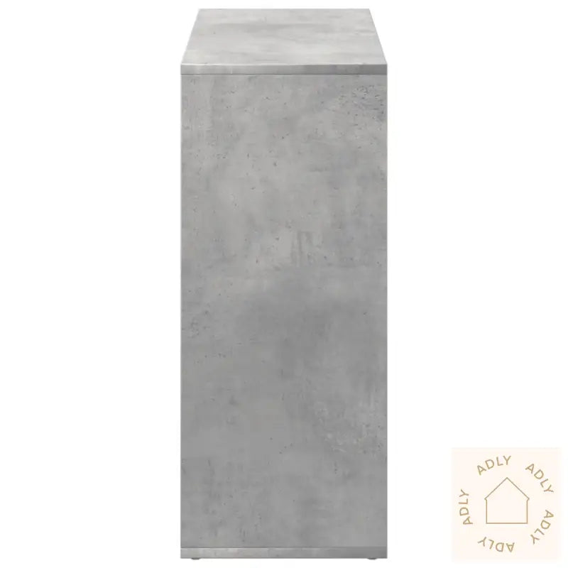 Romdeler Bokhylle Betonggrå 69,5X29X69,5 Cm Konstruert Tre