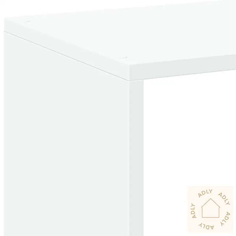 Romdeler Bokhylle Hvit 102X29X103,5 Cm Konstruert Tre