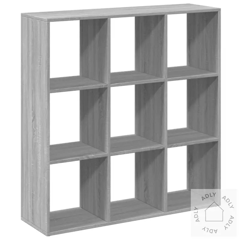 Romdeler Bokhylle Grå Sonoma 102X29X103,5 Cm Konstruert Tre