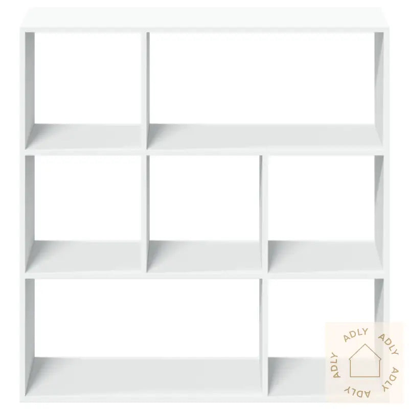 Romdeler Bokhylle Hvit 102X29X103,5 Cm Konstruert Tre
