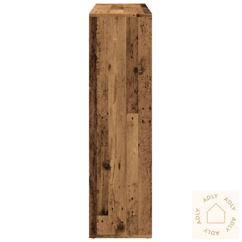 Romdeler Bokhylle Gammel Tre 102X29X103,5 Cm Konstruert Tre