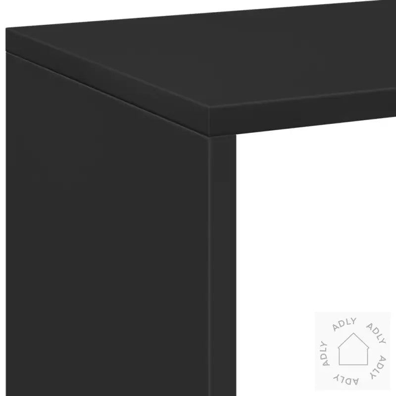 Romdeler Bokhylle Svart 102X29X103,5 Cm Konstruert Tre