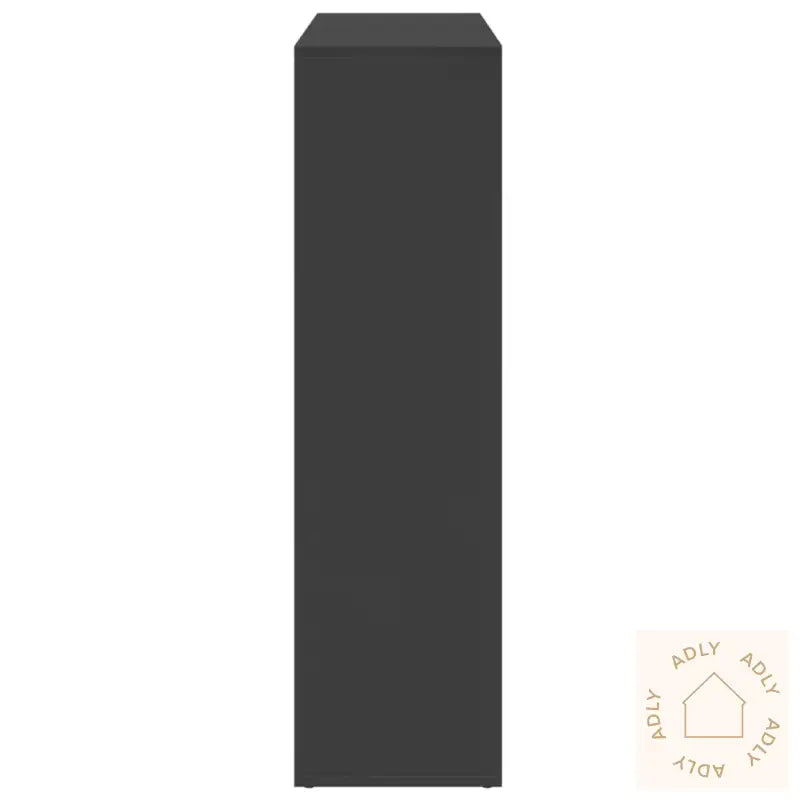Romdeler Bokhylle Svart 102X29X103,5 Cm Konstruert Tre