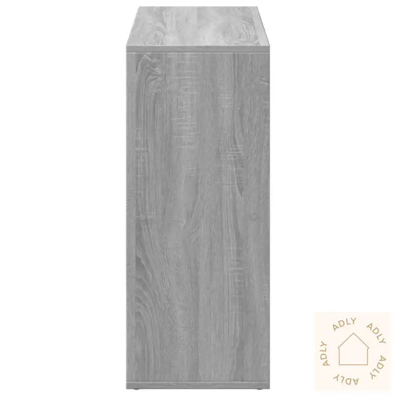 Romdeler Bokhylle Grå Sonoma 69,5X29X69,5 Cm Konstruert Tre