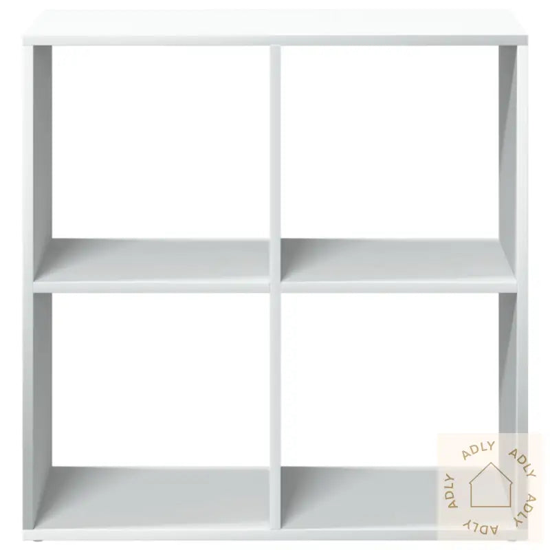 Romdeler Bokhylle Hvit 69,5X29X69,5 Cm Konstruert Tre