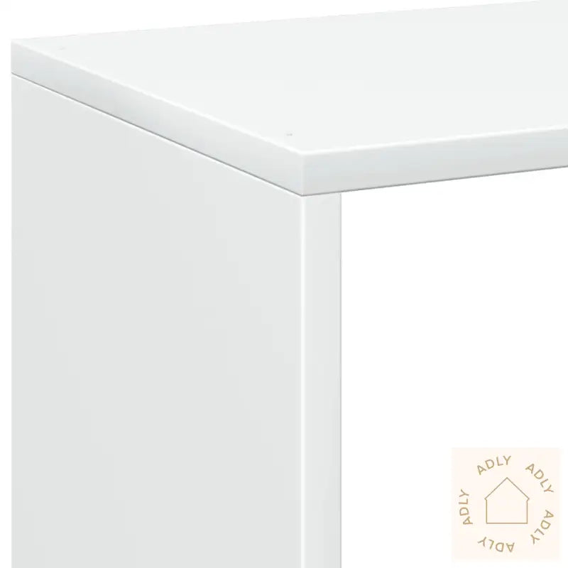 Romdeler Bokhylle Hvit 102X29X103,5 Cm Konstruert Tre