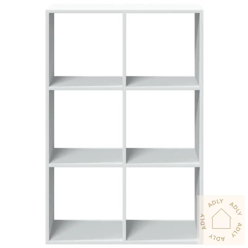 Romdeler Bokhylle Hvit 69,5X29X103,5 Cm Konstruert Tre