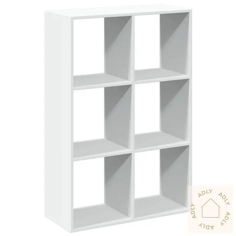Romdeler Bokhylle Hvit 69,5X29X103,5 Cm Konstruert Tre