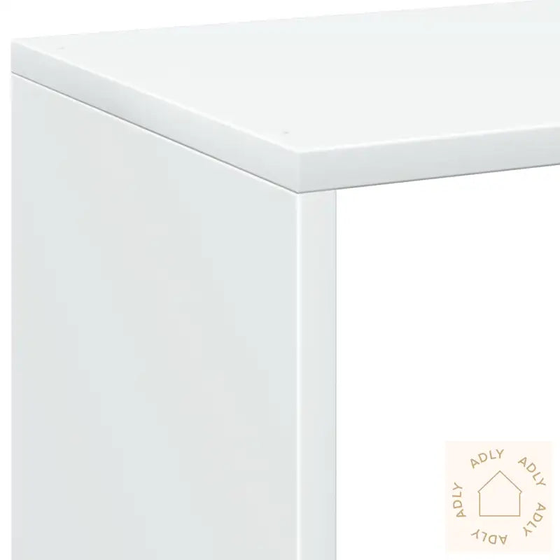 Romdeler Bokhylle Hvit 69,5X29X103,5 Cm Konstruert Tre