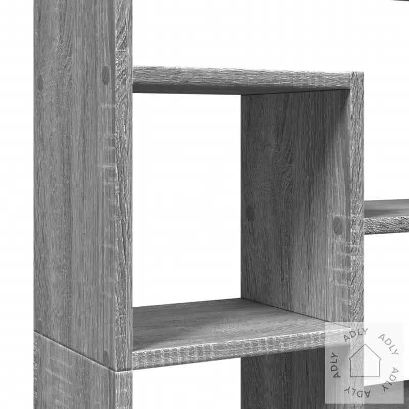 Bokhylle Grå Sonoma 72X20X120 Cm Konstruert Tre