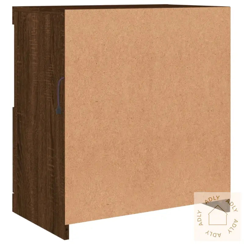 Skjenk Med Led-Lys Brun Eik 60X37X67 Cm