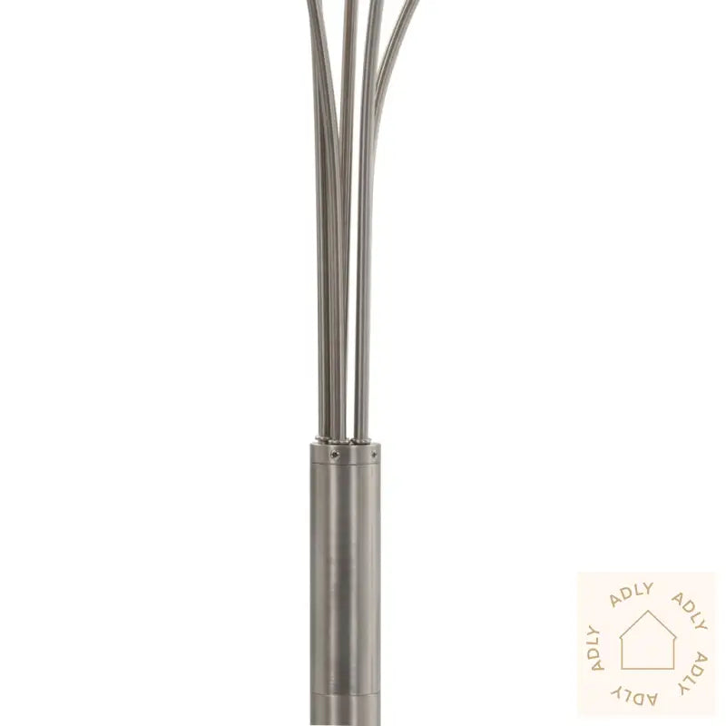 Stående Lampe 200 Cm 5 X E14 Sølv
