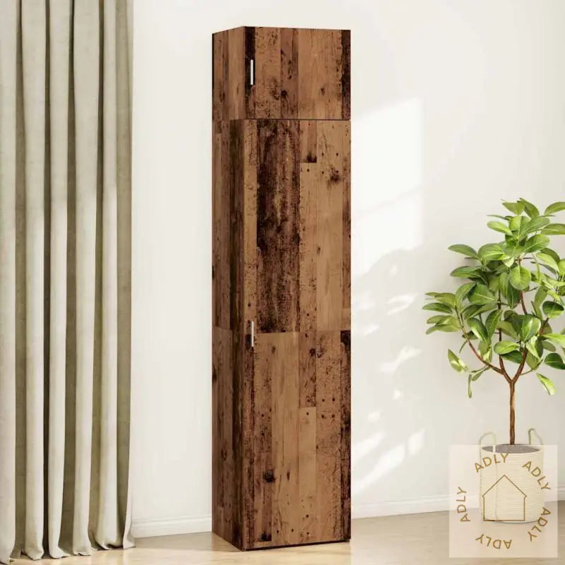 Oppbevaringsskap Gammelt Tre 50 X 41 X 225 Cm Konstruert Tre