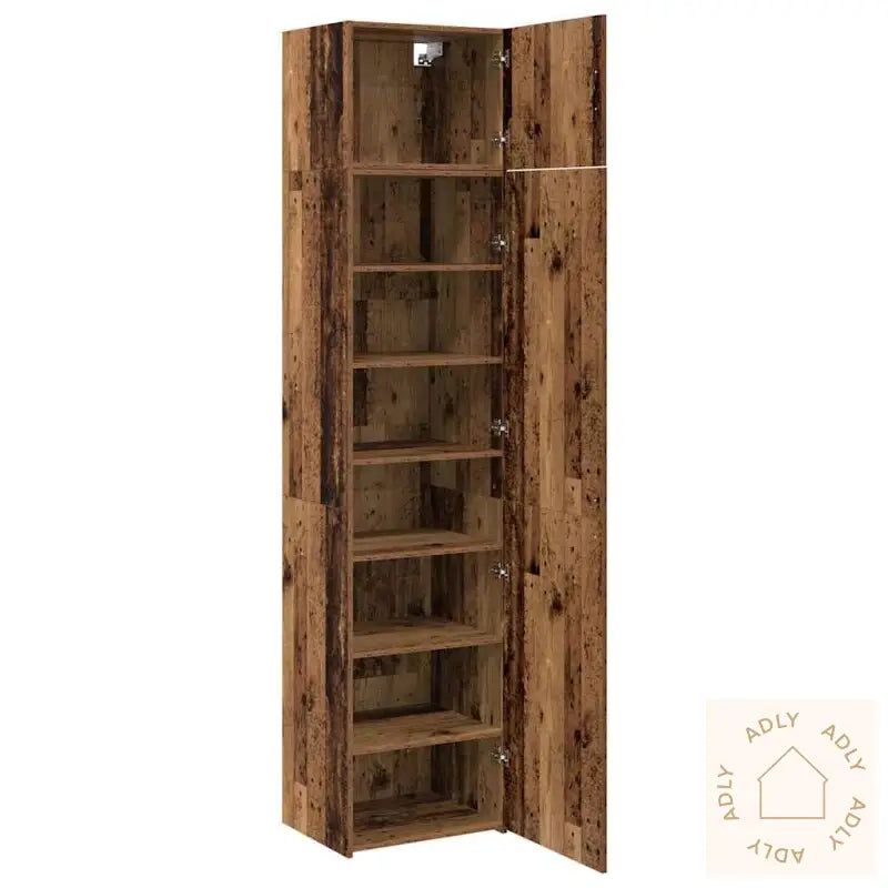 Oppbevaringsskap Gammelt Tre 50 X 41 X 225 Cm Konstruert Tre