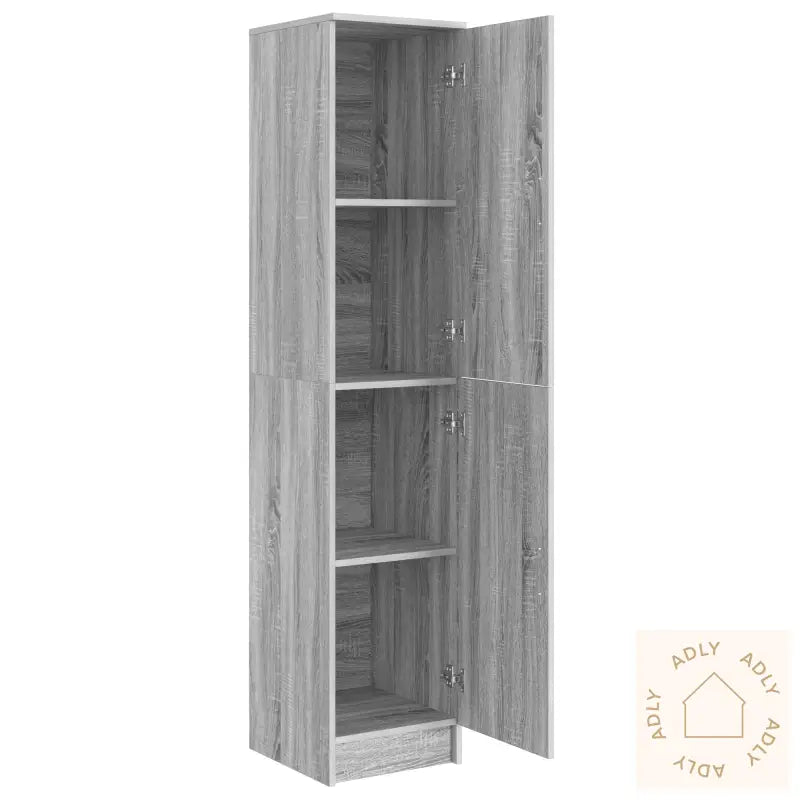 Buffet Skap Grå Sonoma Mdf Medium Buffet Skap Rektangulær