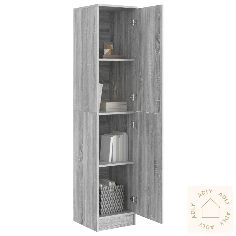 Buffet Skap Grå Sonoma Mdf Medium Buffet Skap Rektangulær