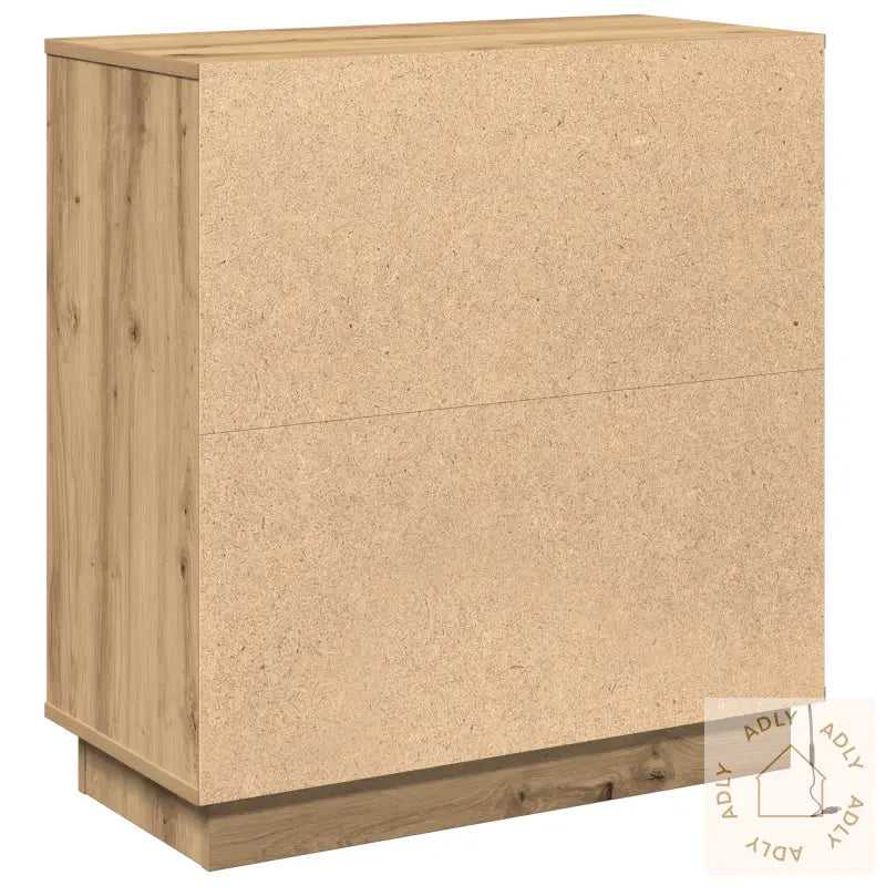 Sideboard Med Led I Artisan Eik 71X34,5X75 Cm Konstruert Tre