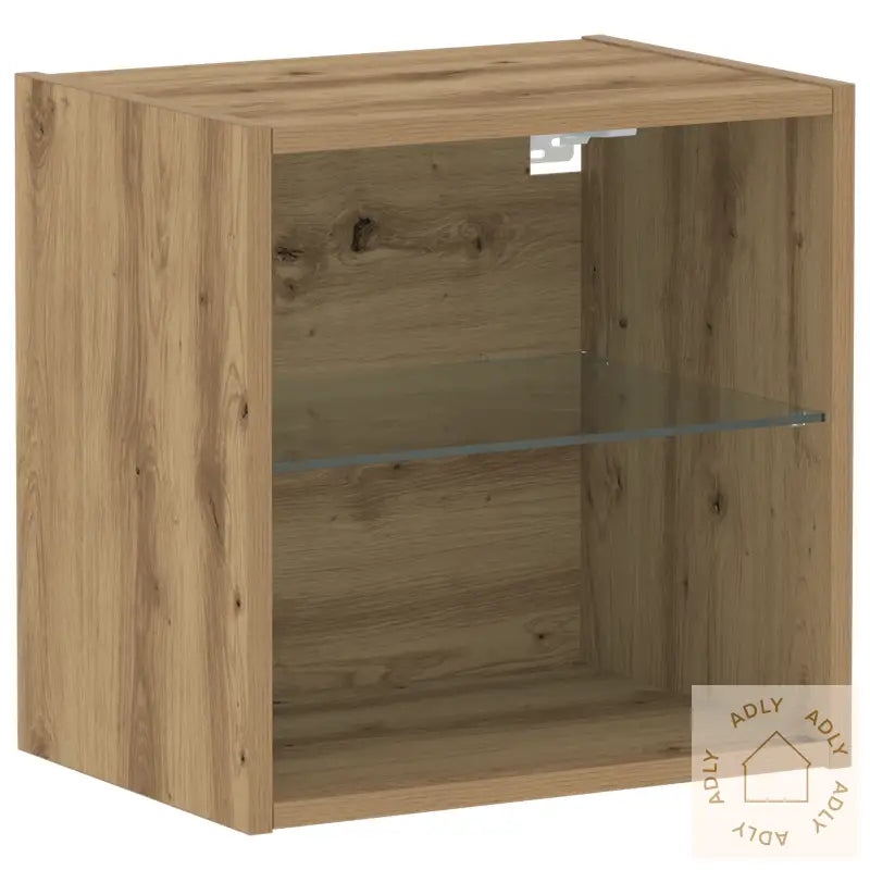 Flytende Hylle 2 Stk Artisan Eik 40X28.5X40 Cm Konstruert Tre