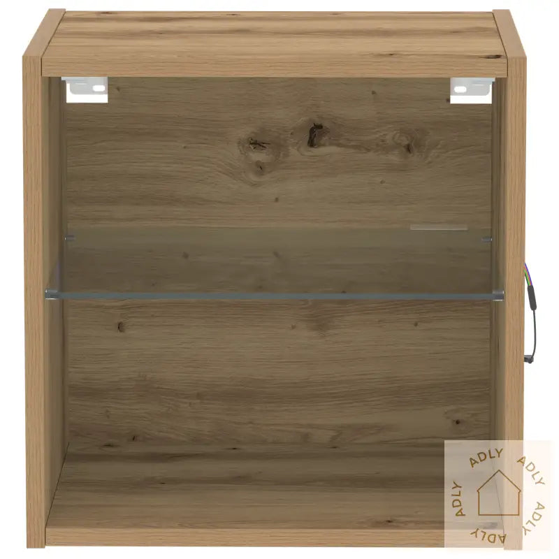 Flytende Hylle 2 Stk Artisan Eik 40X28.5X40 Cm Konstruert Tre