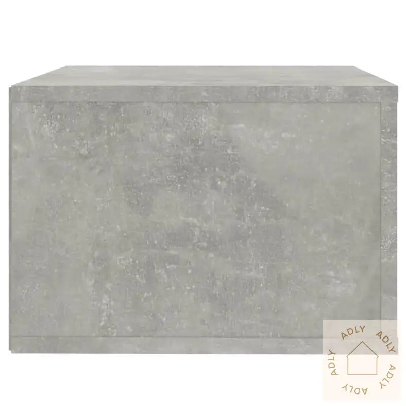 Veggmontert Nattbord Betonggrå 50X36X25 Cm