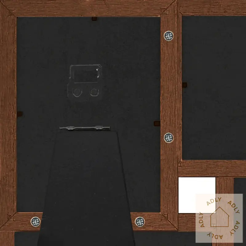 Fotorammekollasj For 4X(13X18 Cm) Bilde Mørkebrun Mdf