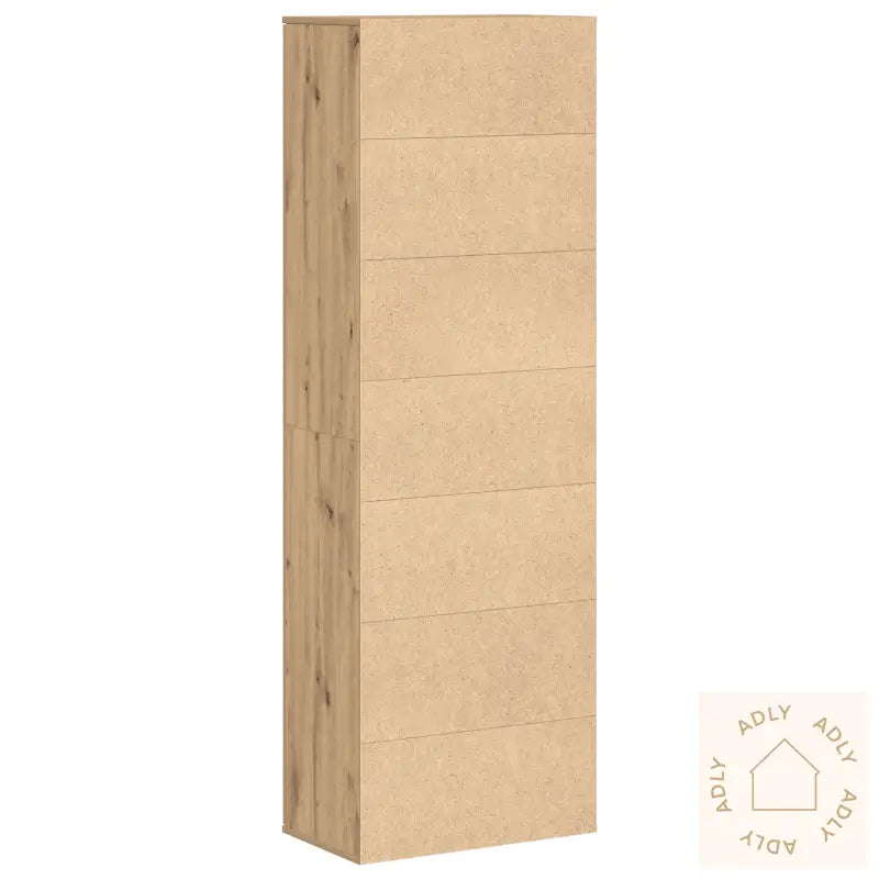 Høyskap Håndlaget Eik 60X35X180 Cm Konstruert Tre