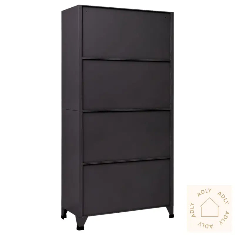 Oppbevaringsskap Antrasitt 90X40X180 Cm Stål
