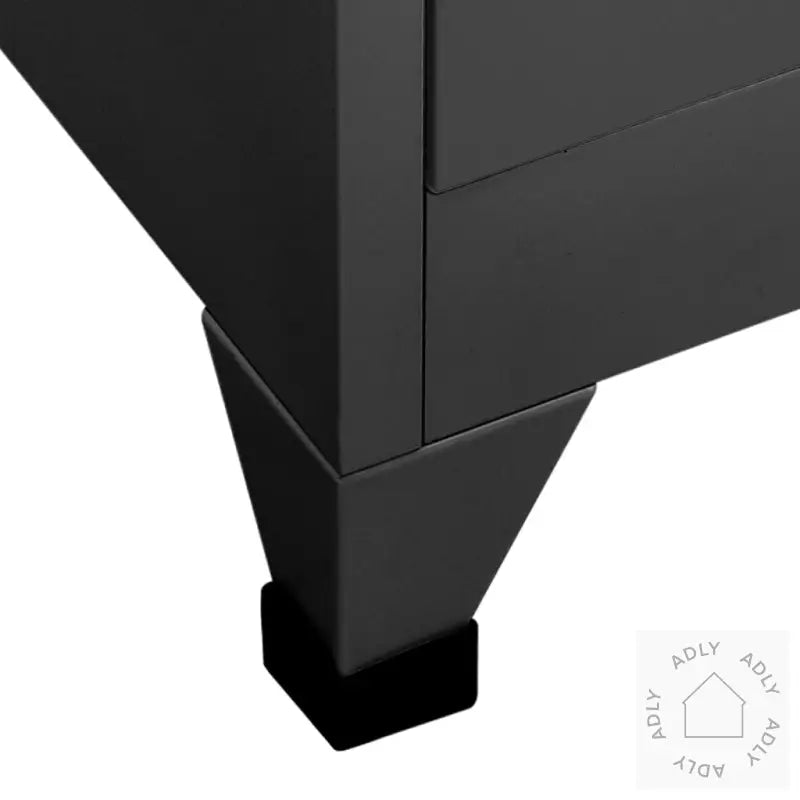 Oppbevaringsskap Antrasitt 90X40X180 Cm Stål