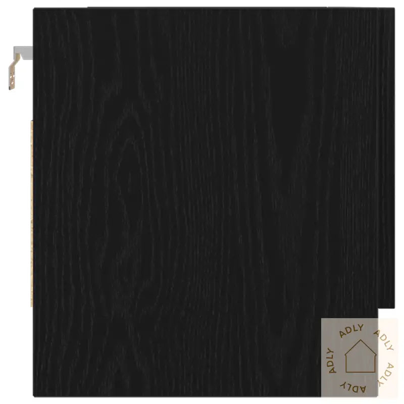 Garderobe I Svart Eik 100X32,5X35 Cm Laget Av Konstruksjons-Tre