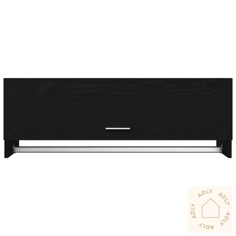 Garderobe I Svart Eik 100X32,5X35 Cm Laget Av Konstruksjons-Tre
