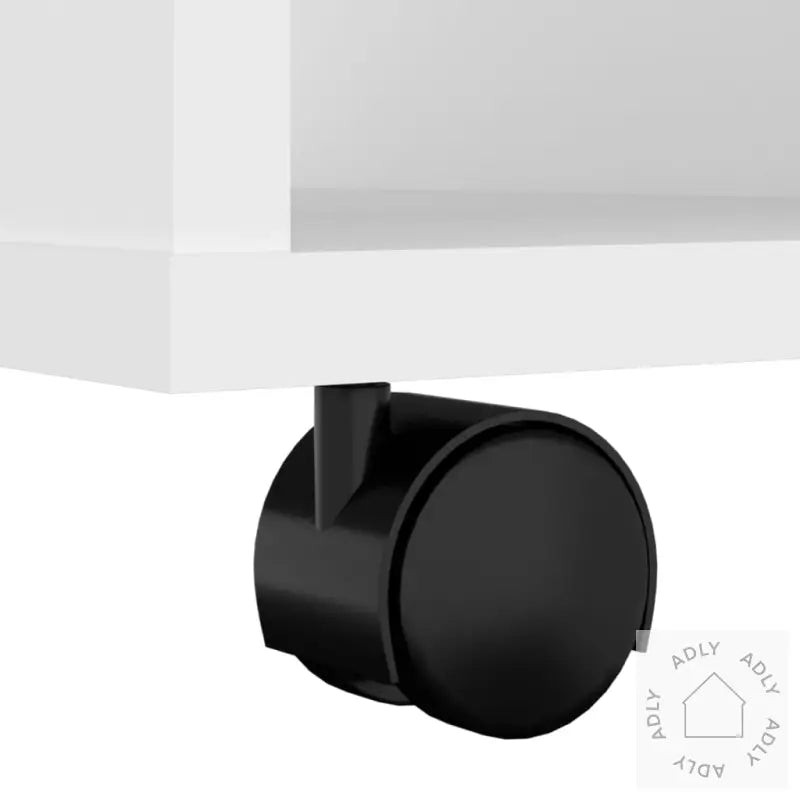 Rulleskap Hvit 60X53X72 Cm Konstruert Tre