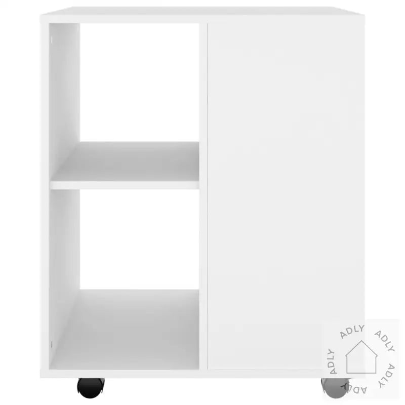Rulleskap Hvit 60X53X72 Cm Konstruert Tre