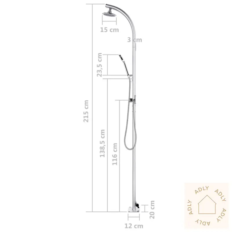 Hagedusj 215 Cm Aluminium