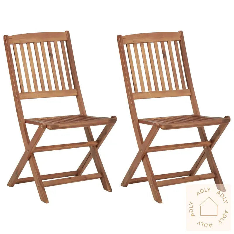 Klappstoler 2 Stk Heltre Akasie