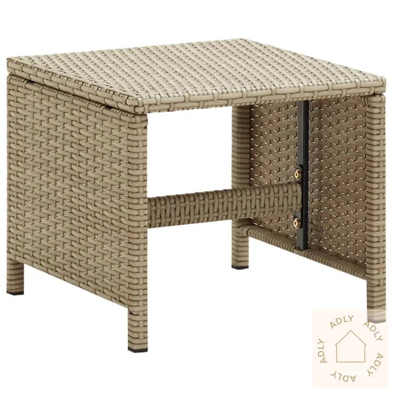 Hagestoler Med Krakker 2 Stk Polyrotting Beige