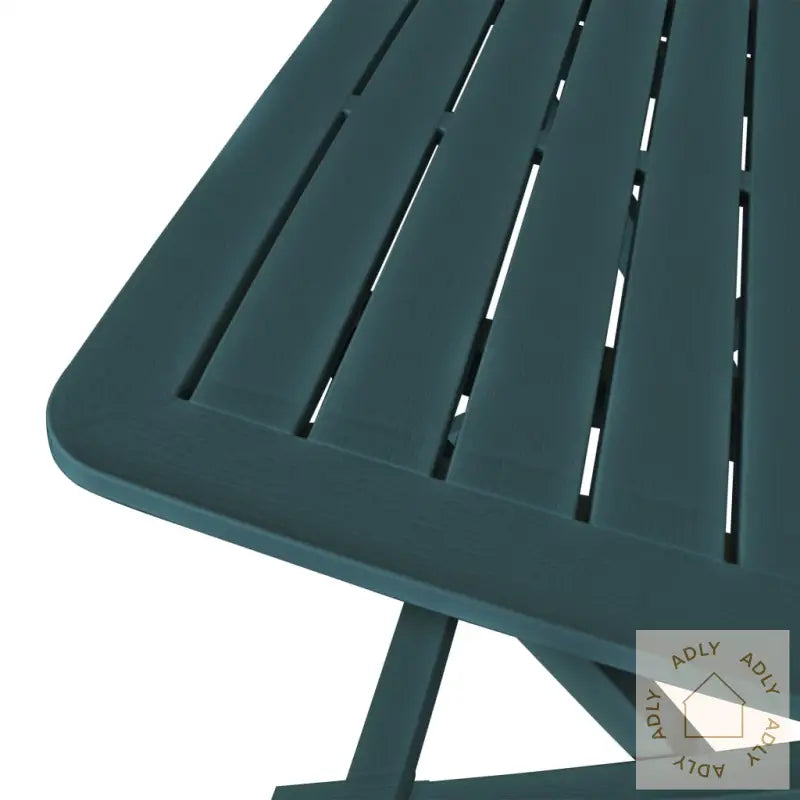 Sammenleggbart Bistrosett 3 Deler Plast Grønn