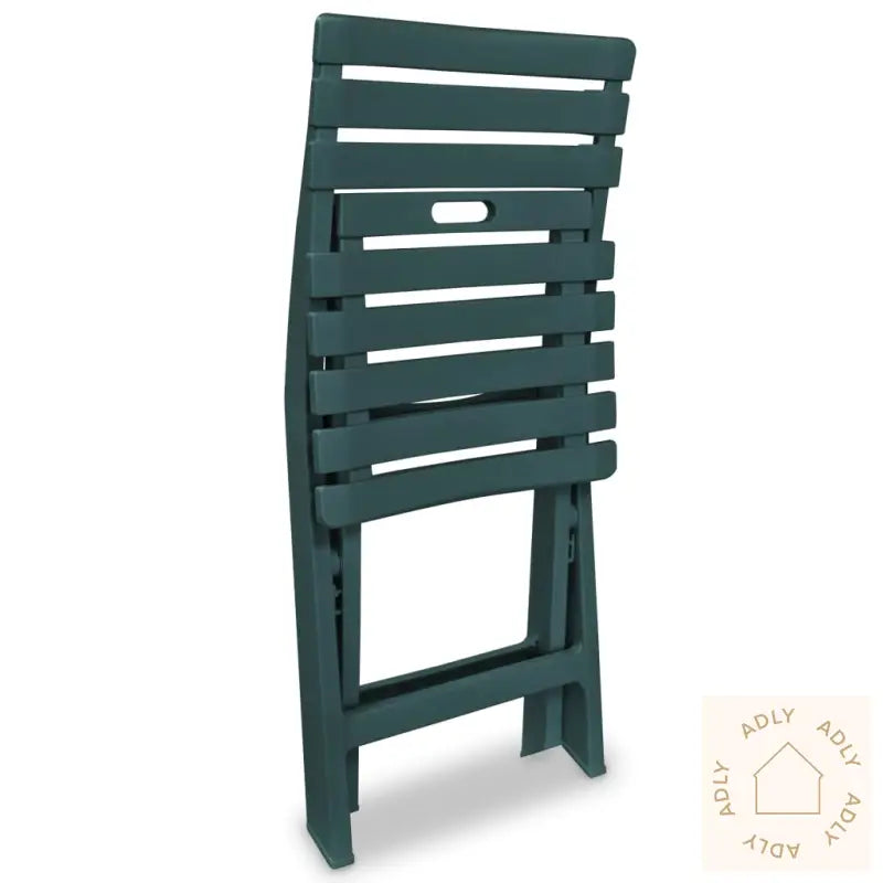 Sammenleggbart Bistrosett 3 Deler Plast Grønn