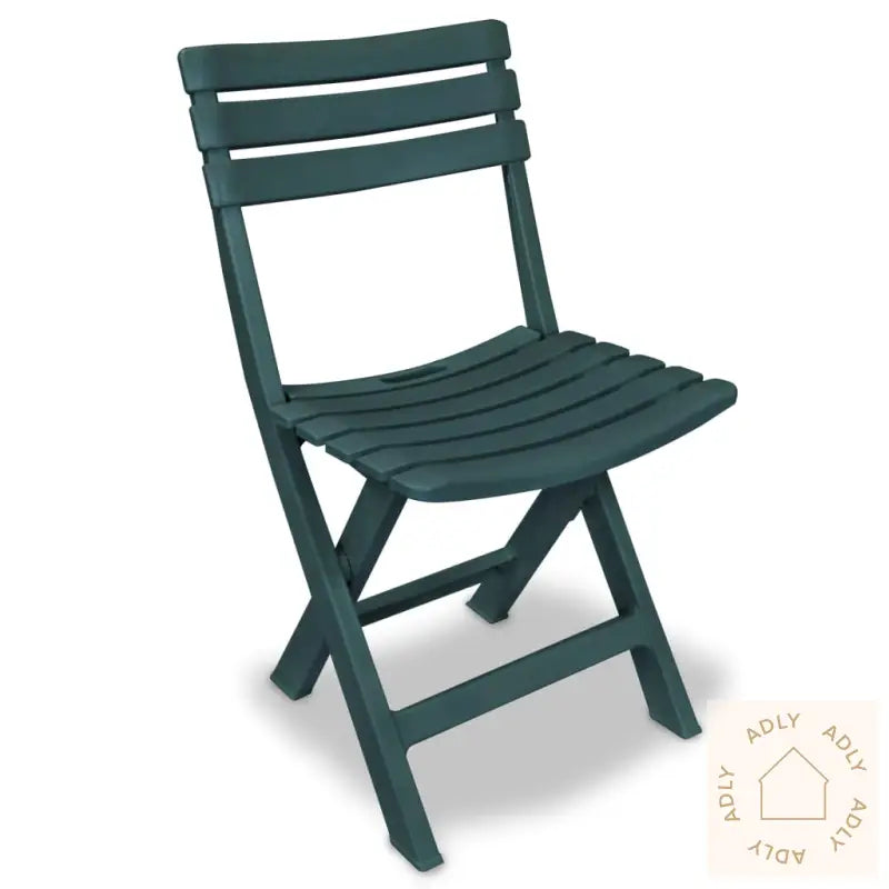 Sammenleggbart Bistrosett 3 Deler Plast Grønn